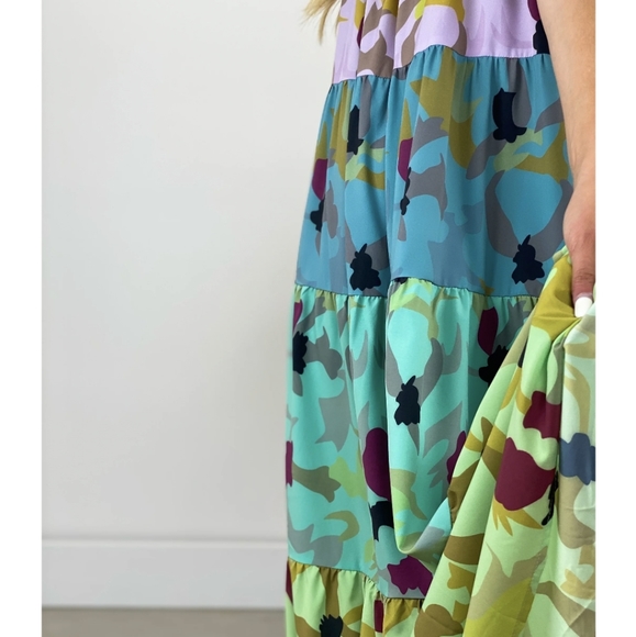 XS/S Anthropologie Caroline Tiered Maxidress - Picture 6 of 16